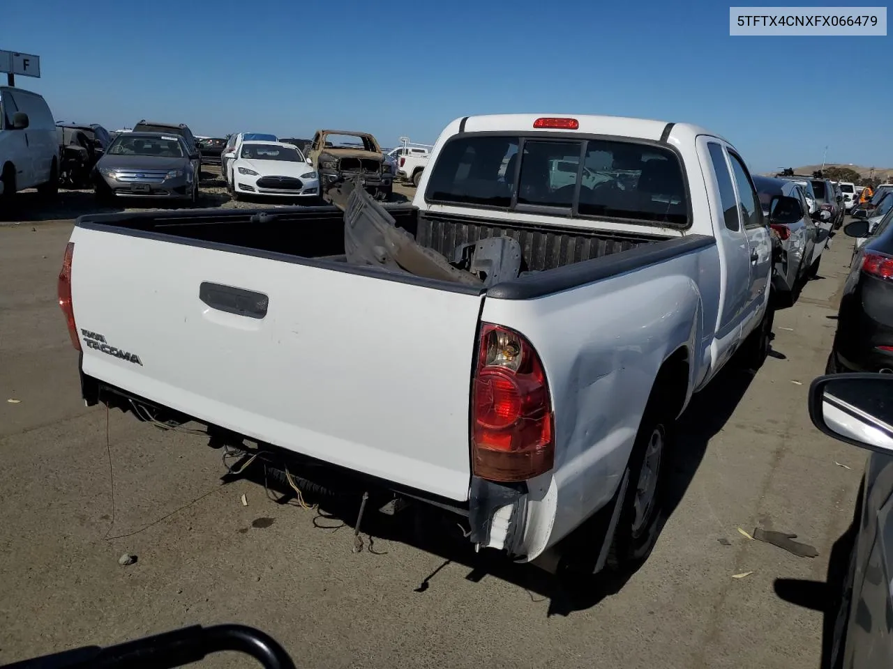 2015 Toyota Tacoma Access Cab VIN: 5TFTX4CNXFX066479 Lot: 57340684