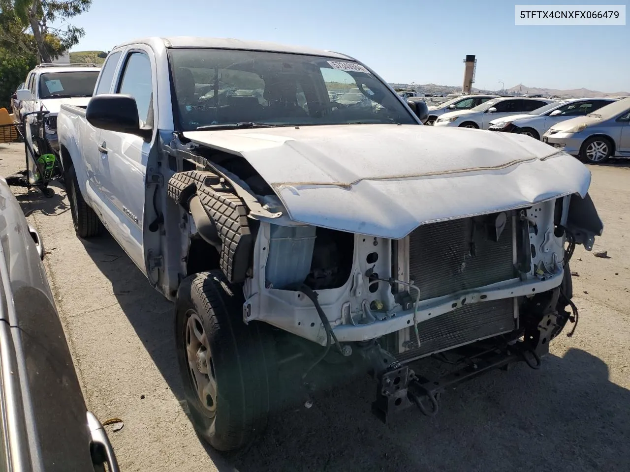 2015 Toyota Tacoma Access Cab VIN: 5TFTX4CNXFX066479 Lot: 57340684