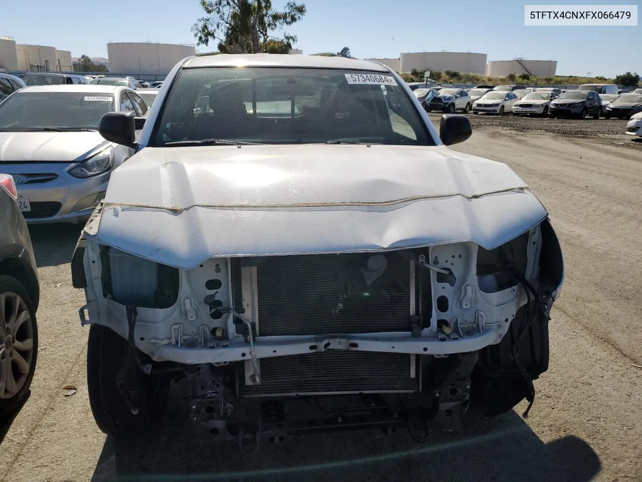 2015 Toyota Tacoma Access Cab VIN: 5TFTX4CNXFX066479 Lot: 57340684