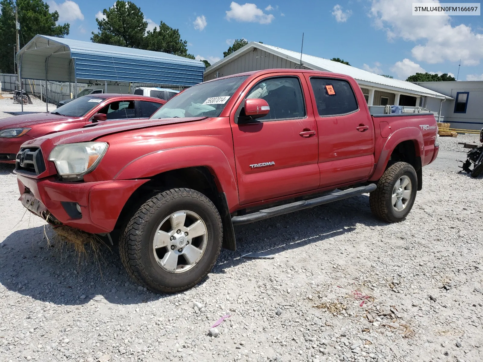 3TMLU4EN0FM166697 2015 Toyota Tacoma Double Cab