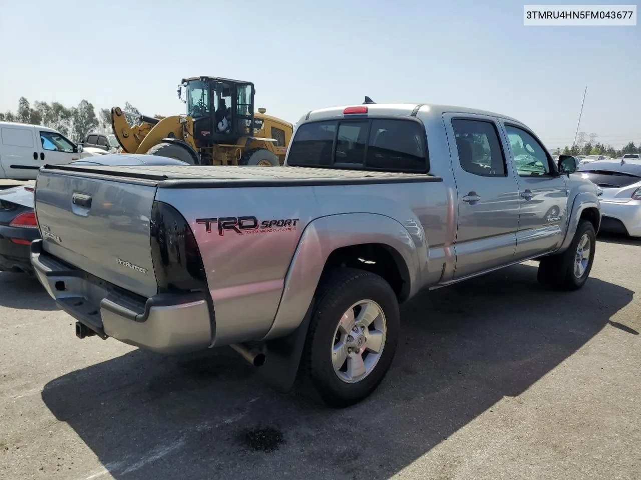 2015 Toyota Tacoma Dou VIN: 3TMRU4HN5FM043677 Lot: 59964054