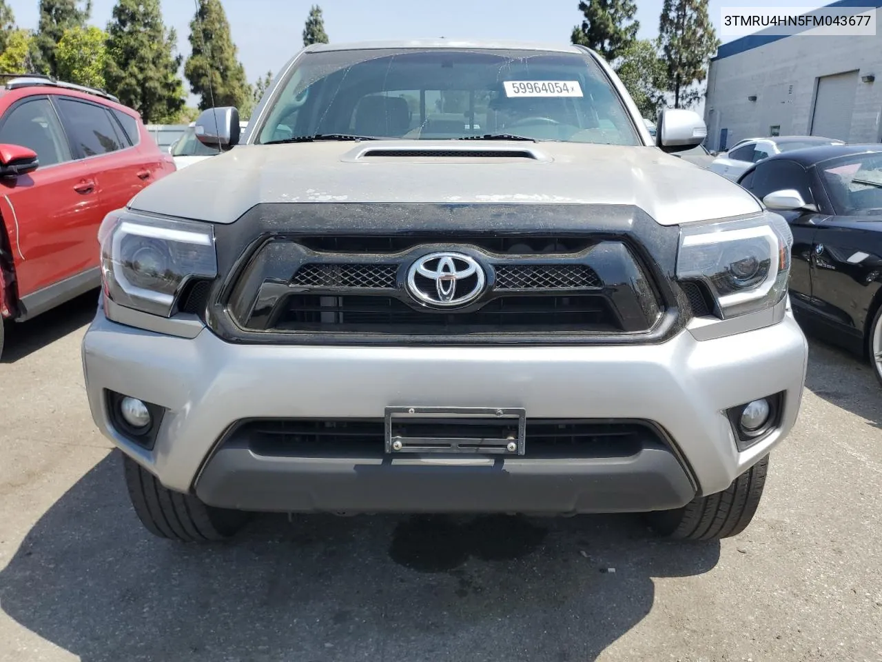 2015 Toyota Tacoma Dou VIN: 3TMRU4HN5FM043677 Lot: 59964054