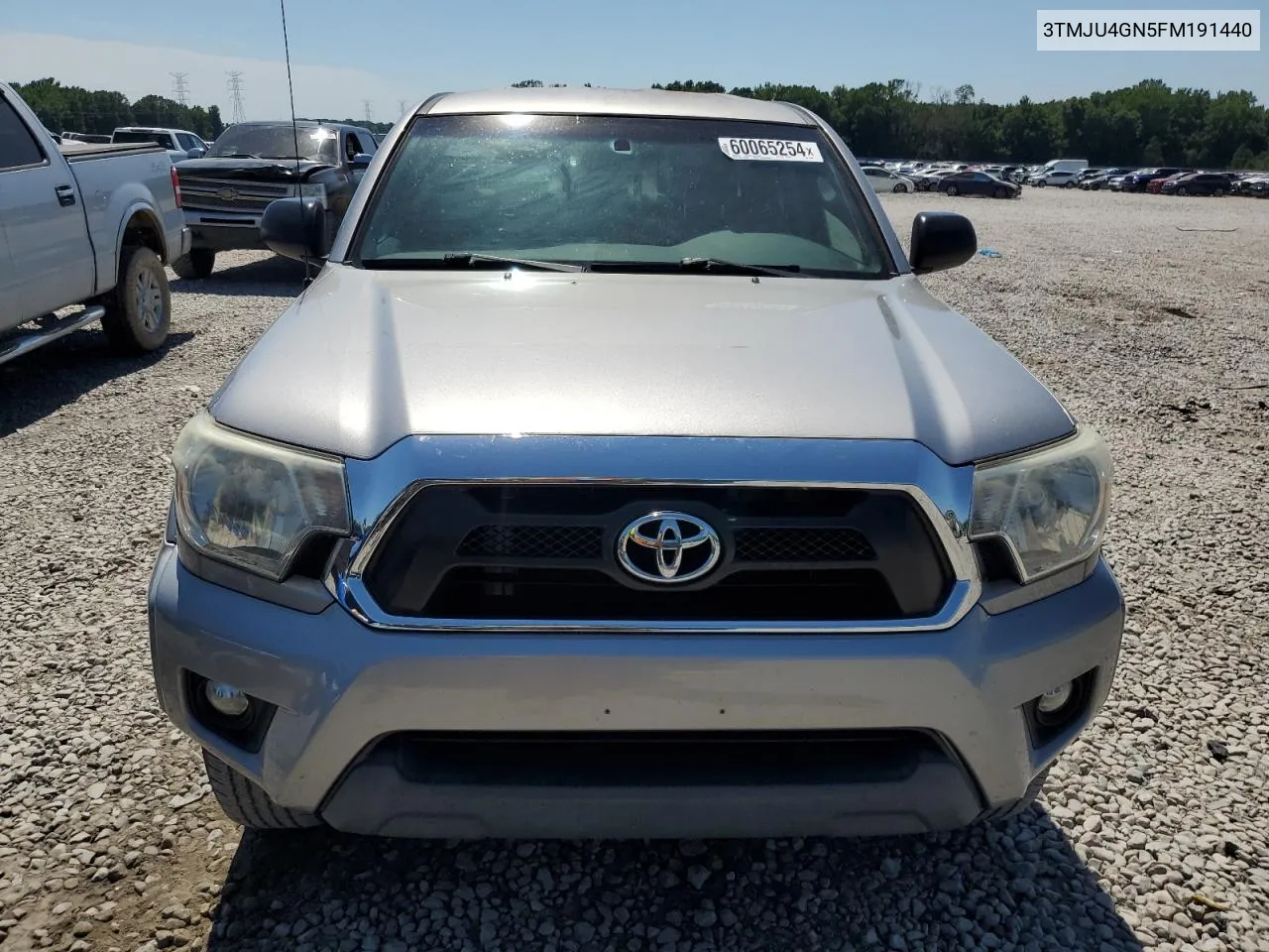 2015 Toyota Tacoma Double Cab Prerunner VIN: 3TMJU4GN5FM191440 Lot: 60065254