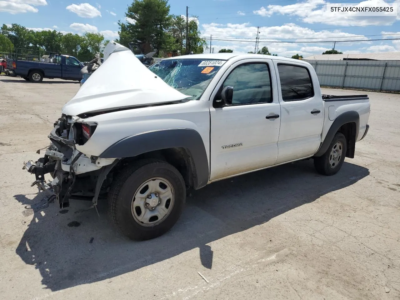 2015 Toyota Tacoma Double Cab VIN: 5TFJX4CNXFX055425 Lot: 60251024