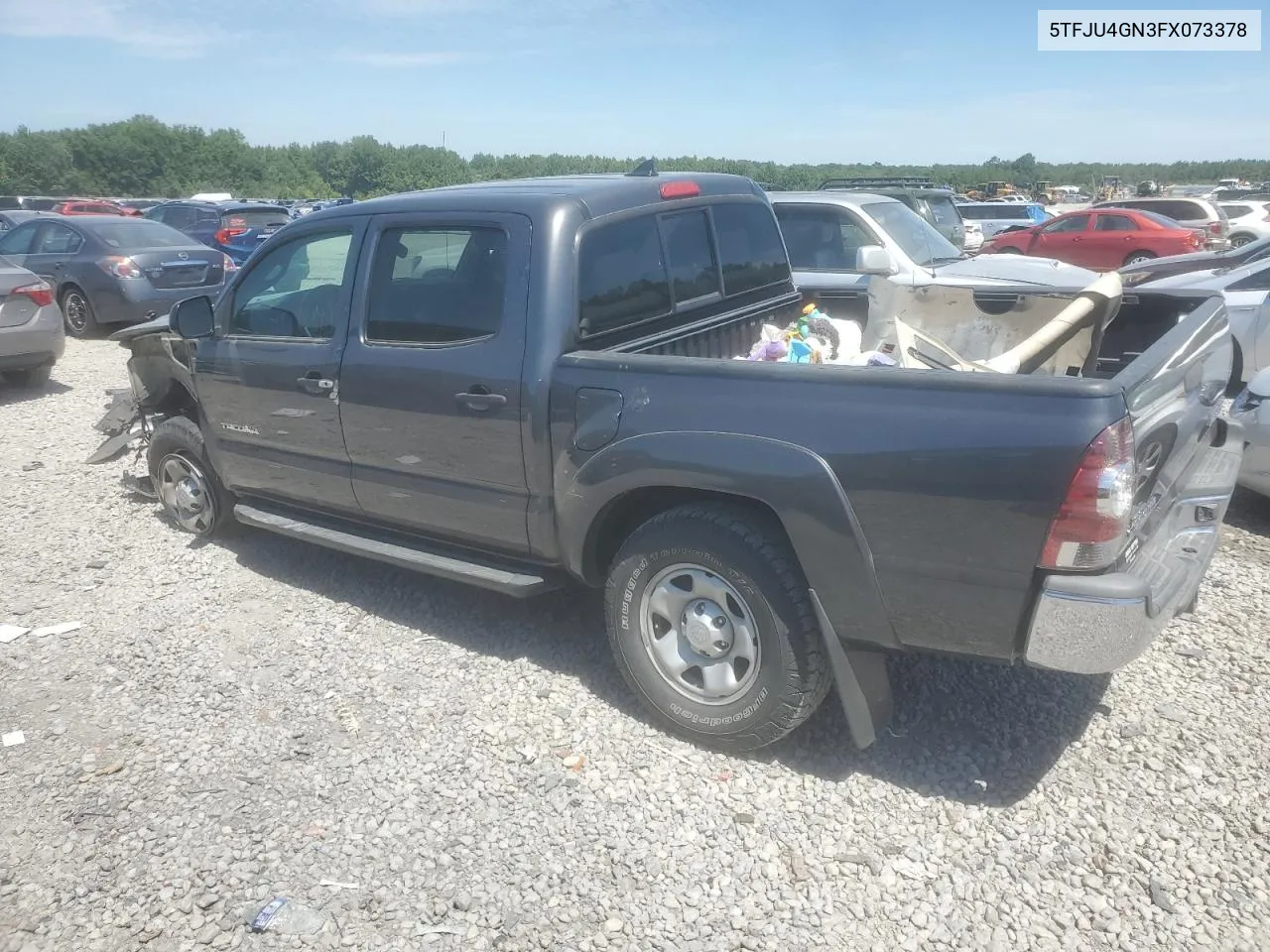 2015 Toyota Tacoma Double Cab Prerunner VIN: 5TFJU4GN3FX073378 Lot: 60479904