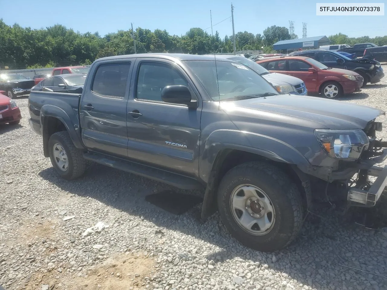 5TFJU4GN3FX073378 2015 Toyota Tacoma Double Cab Prerunner