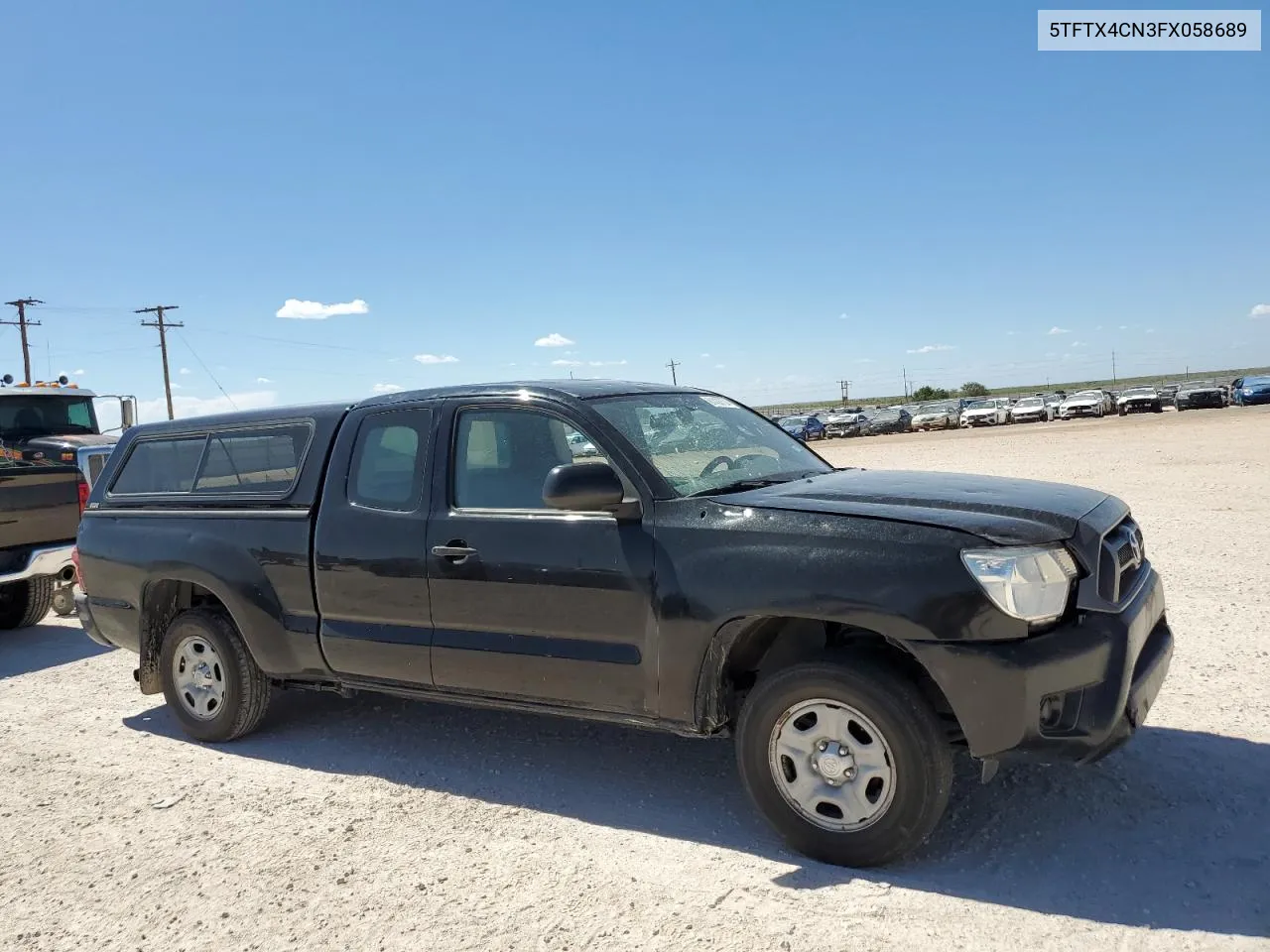 2015 Toyota Tacoma Access Cab VIN: 5TFTX4CN3FX058689 Lot: 61438704