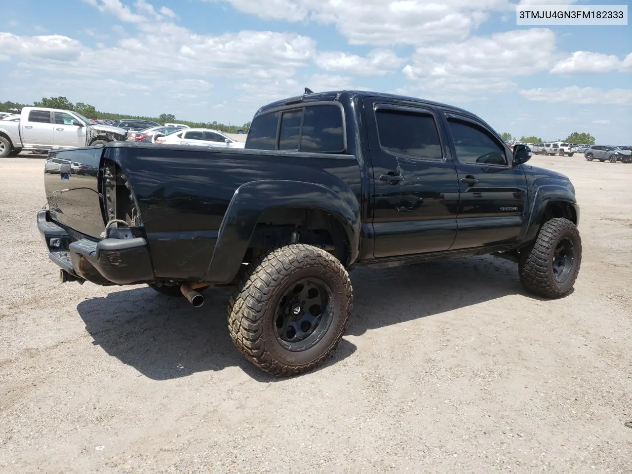 2015 Toyota Tacoma Double Cab Prerunner VIN: 3TMJU4GN3FM182333 Lot: 61509194