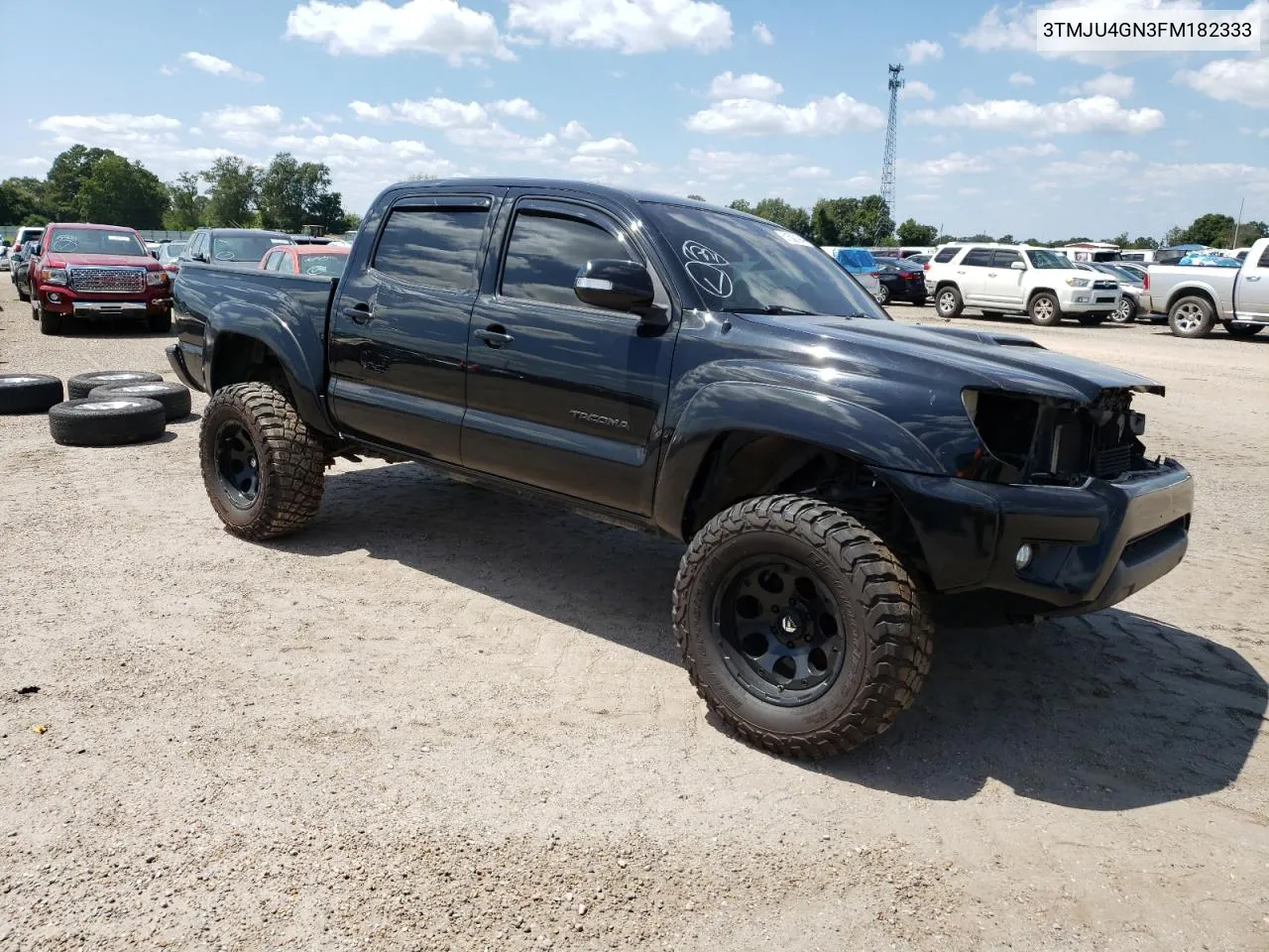 2015 Toyota Tacoma Double Cab Prerunner VIN: 3TMJU4GN3FM182333 Lot: 61509194