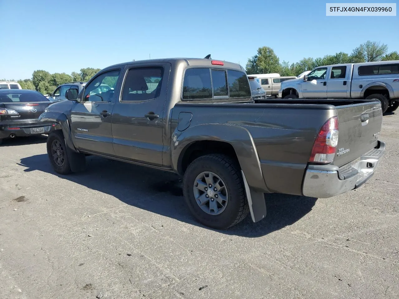 2015 Toyota Tacoma Double Cab Prerunner VIN: 5TFJX4GN4FX039960 Lot: 61739544