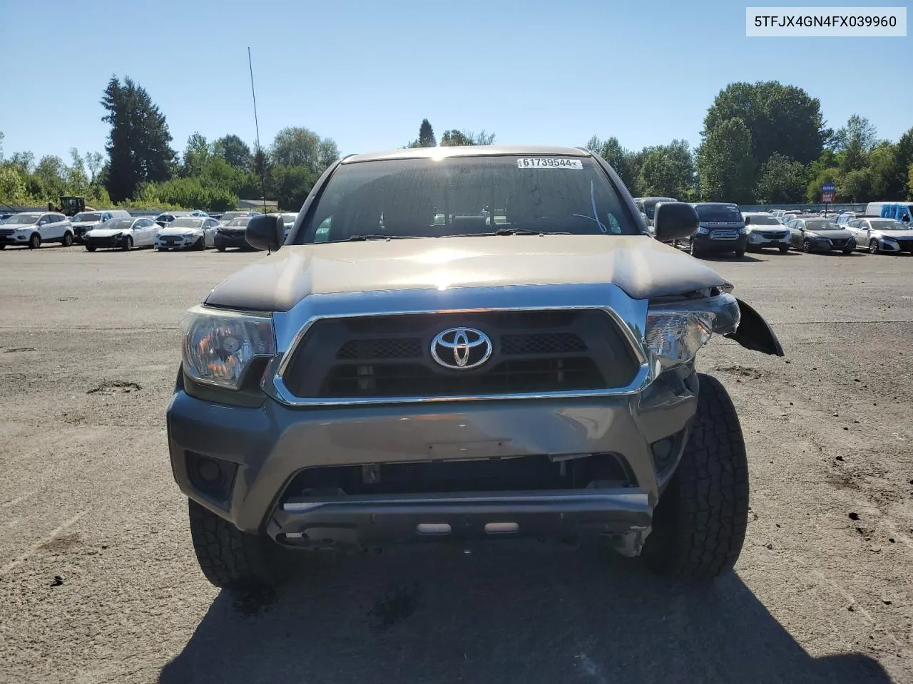 2015 Toyota Tacoma Double Cab Prerunner VIN: 5TFJX4GN4FX039960 Lot: 61739544