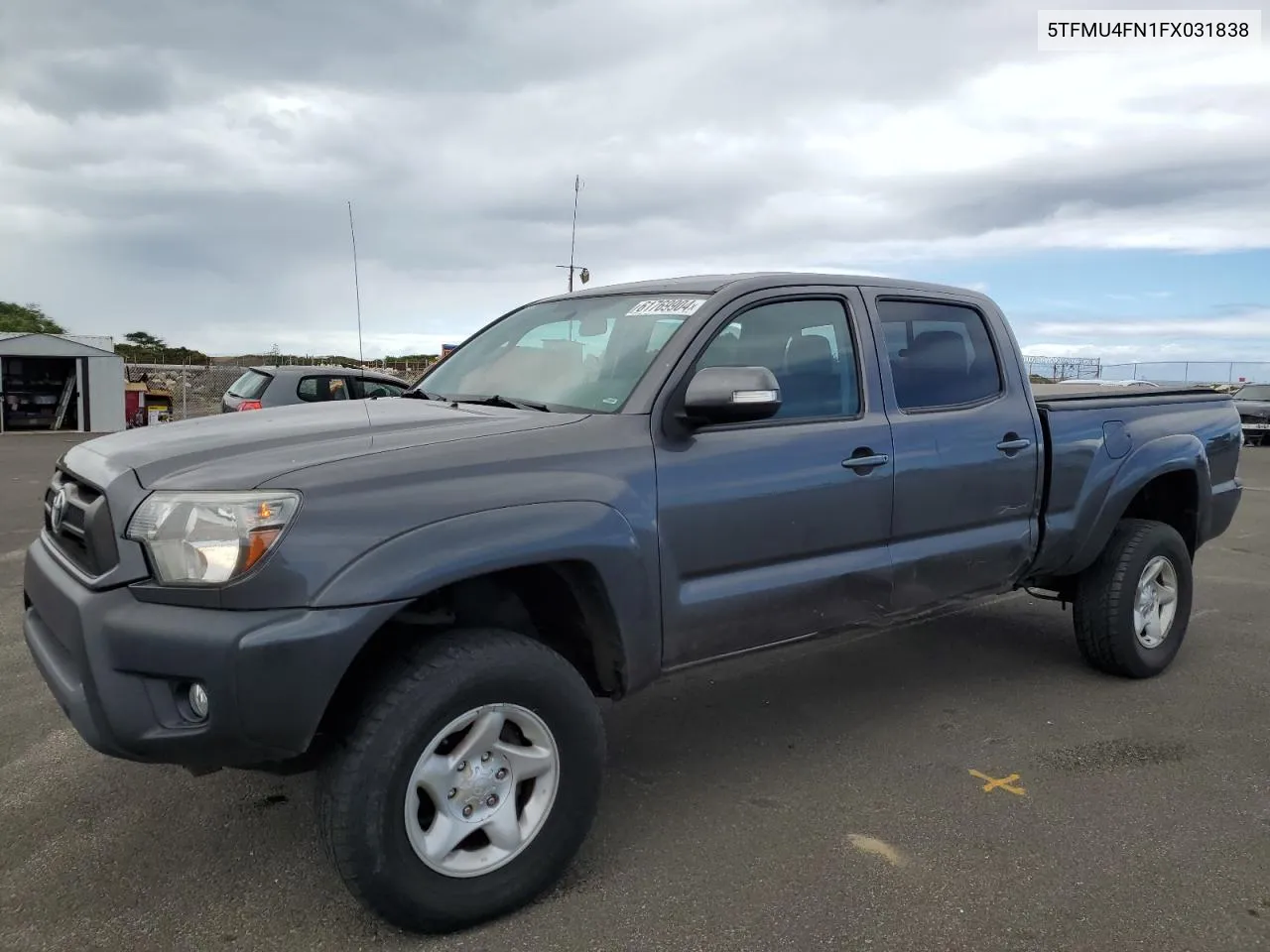 2015 Toyota Tacoma Double Cab Long Bed VIN: 5TFMU4FN1FX031838 Lot: 61769904