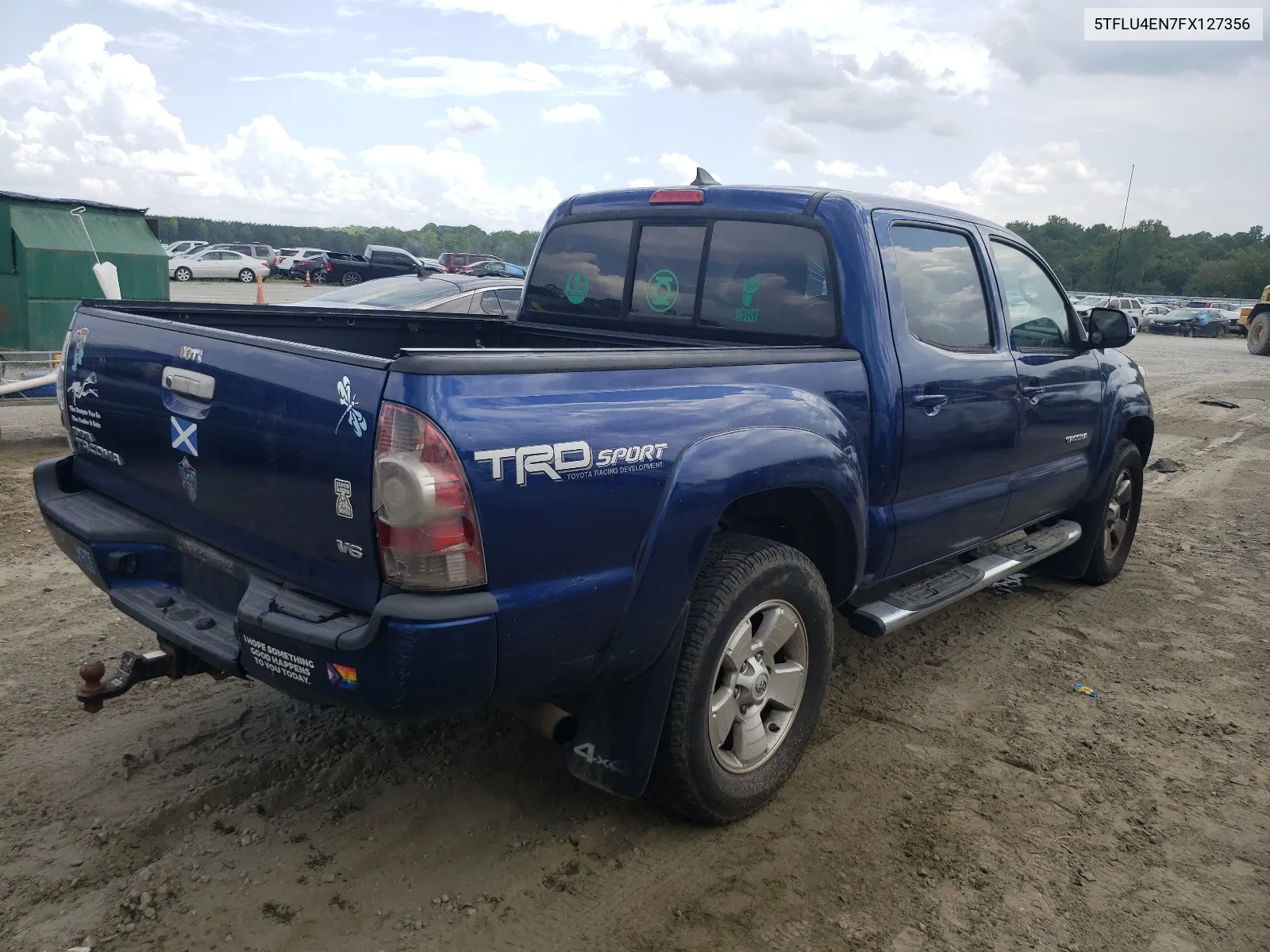 2015 Toyota Tacoma Double Cab VIN: 5TFLU4EN7FX127356 Lot: 63639614