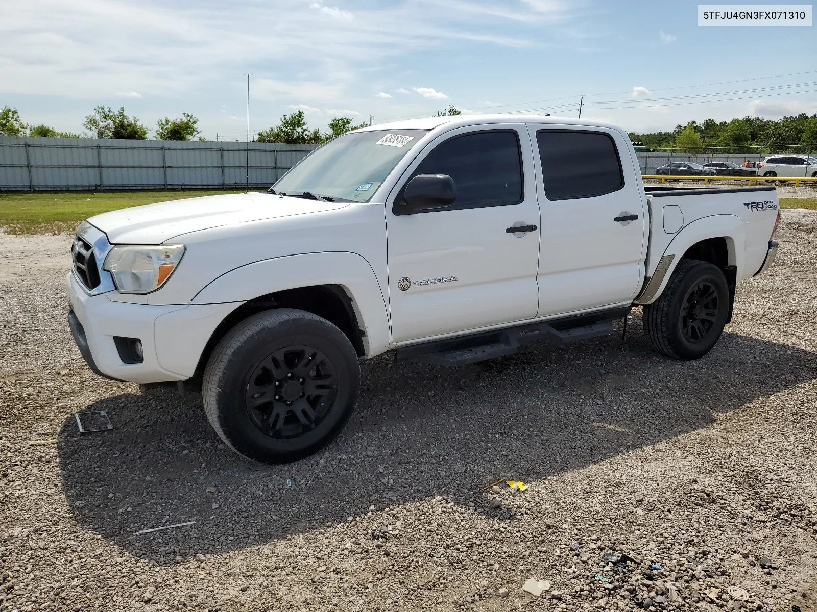 2015 Toyota Tacoma Double Cab Prerunner VIN: 5TFJU4GN3FX071310 Lot: 63828104