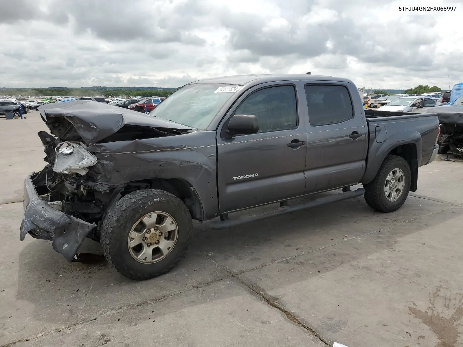 2015 Toyota Tacoma Double Cab Prerunner VIN: 5TFJU4GN2FX065997 Lot: 64444674