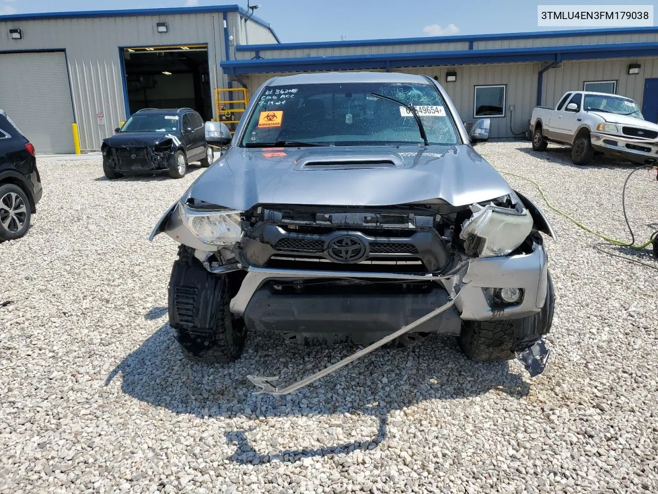 2015 Toyota Tacoma Double Cab VIN: 3TMLU4EN3FM179038 Lot: 64649654