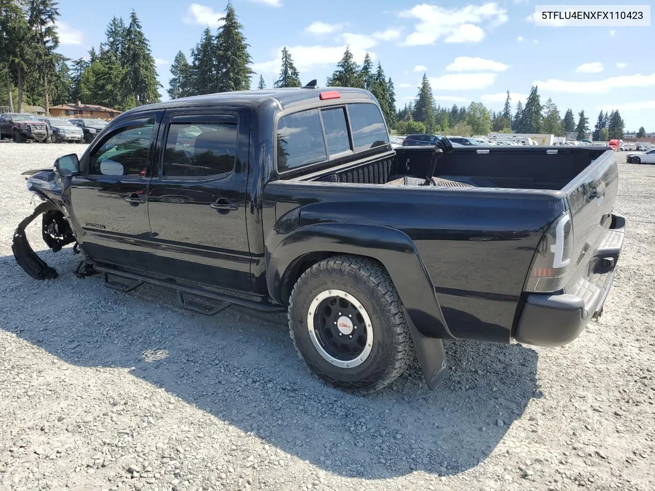 2015 Toyota Tacoma Double Cab VIN: 5TFLU4ENXFX110423 Lot: 66386584