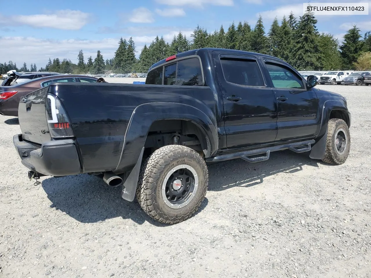 2015 Toyota Tacoma Double Cab VIN: 5TFLU4ENXFX110423 Lot: 66386584