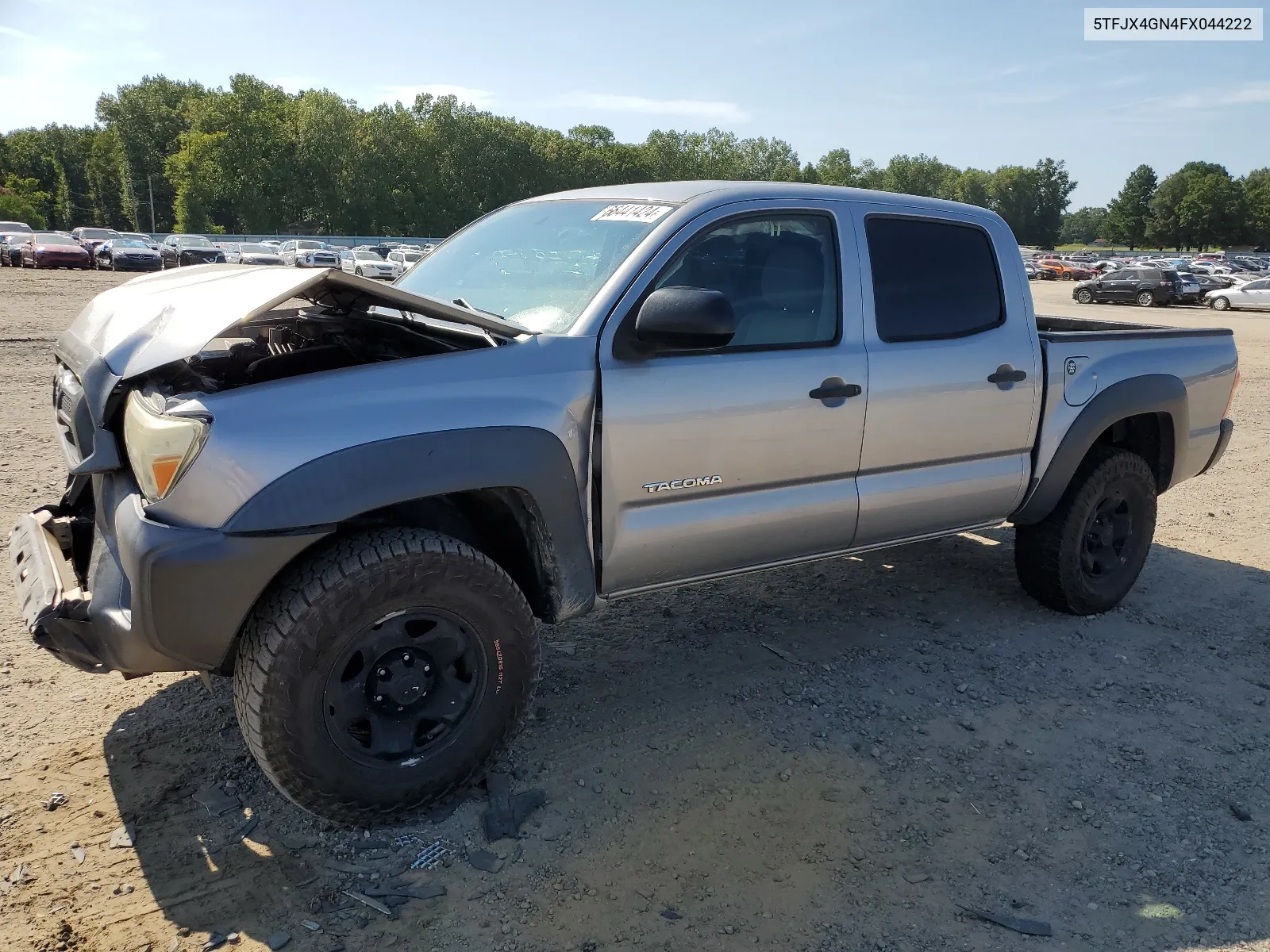 2015 Toyota Tacoma Double Cab Prerunner VIN: 5TFJX4GN4FX044222 Lot: 66441424