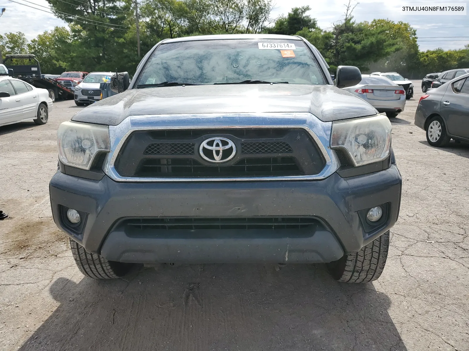 2015 Toyota Tacoma Double Cab Prerunner VIN: 3TMJU4GN8FM176589 Lot: 67337614