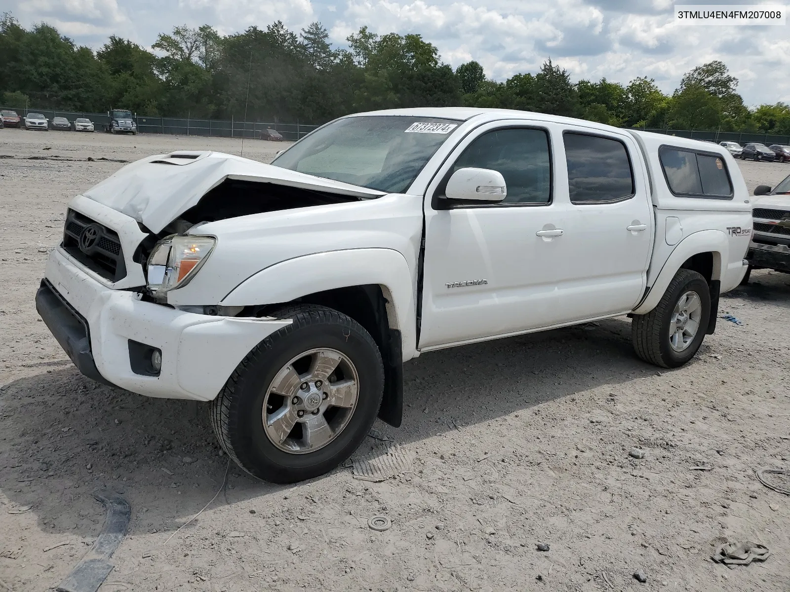 2015 Toyota Tacoma Double Cab VIN: 3TMLU4EN4FM207008 Lot: 67372374