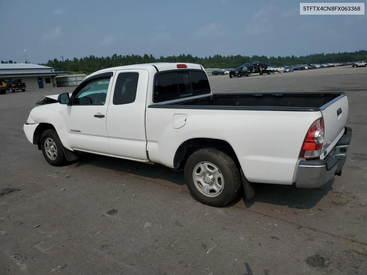 2015 Toyota Tacoma Access Cab VIN: 5TFTX4CN8FX063368 Lot: 67440254