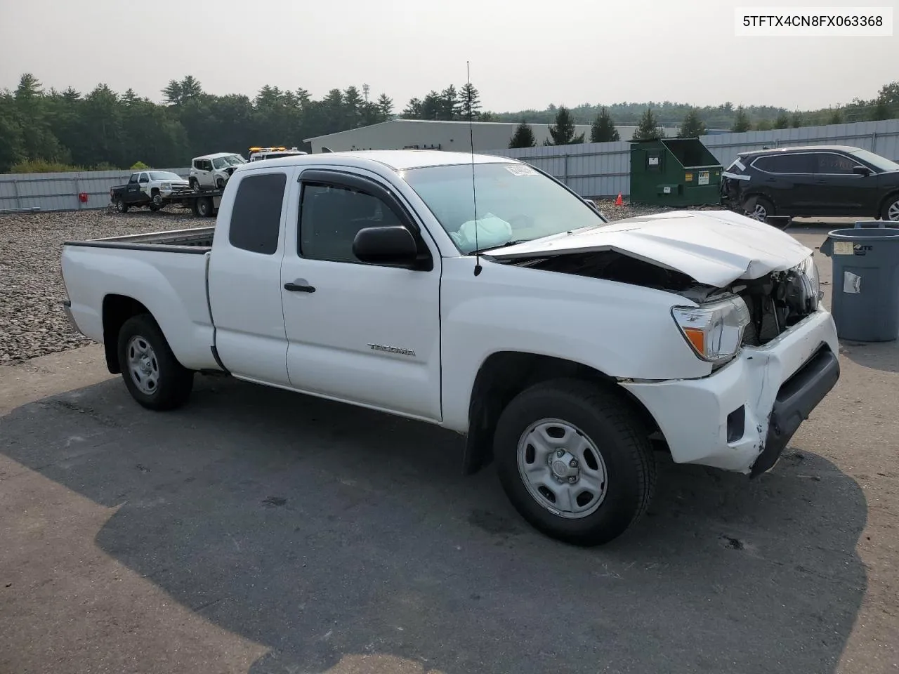 2015 Toyota Tacoma Access Cab VIN: 5TFTX4CN8FX063368 Lot: 67440254