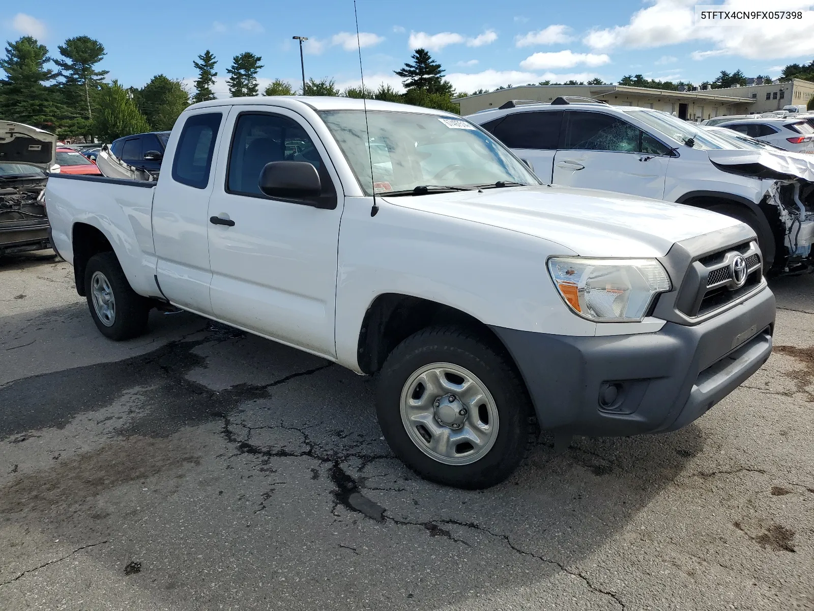 2015 Toyota Tacoma Access Cab VIN: 5TFTX4CN9FX057398 Lot: 67497514