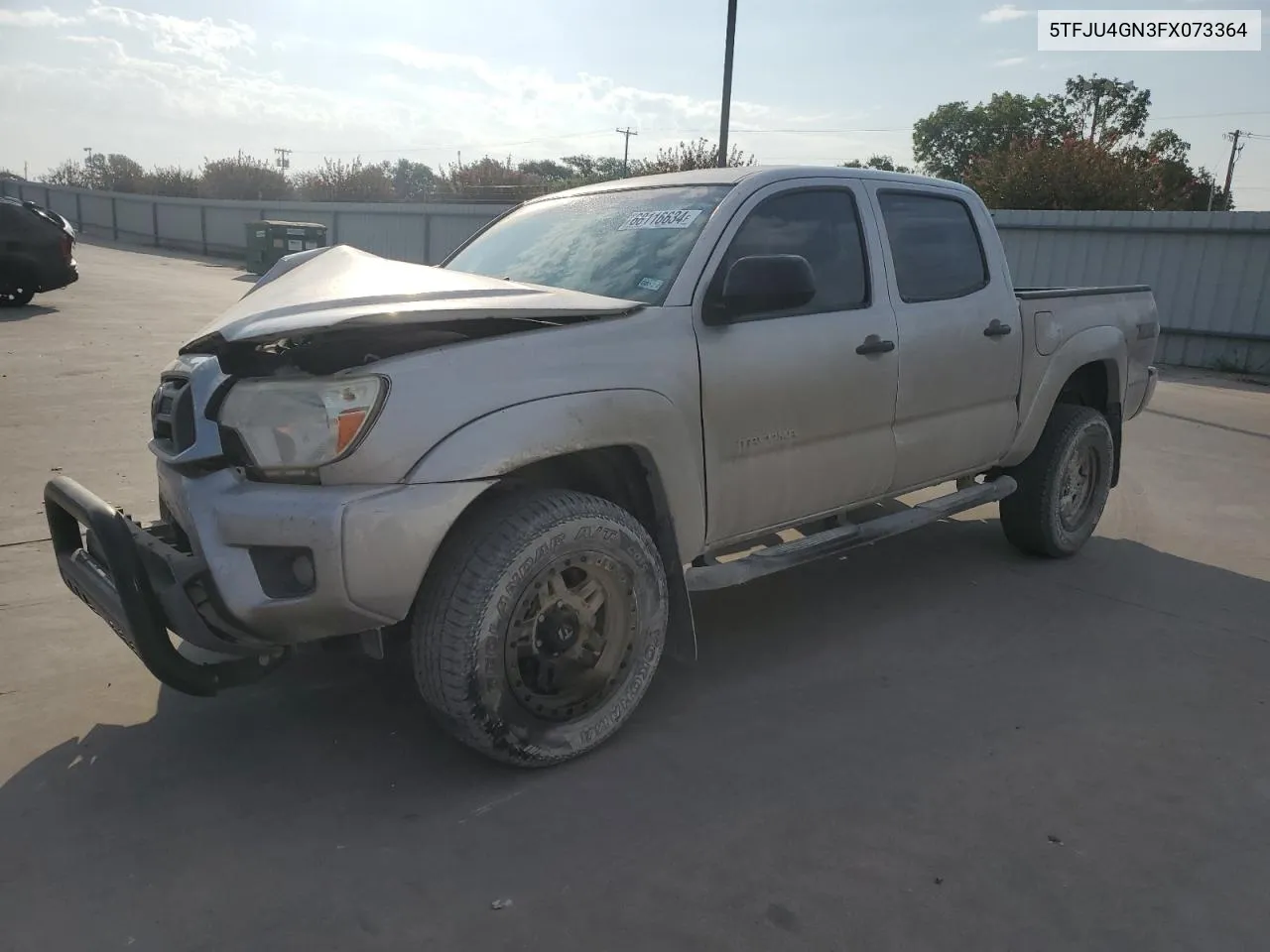 2015 Toyota Tacoma Double Cab Prerunner VIN: 5TFJU4GN3FX073364 Lot: 68116634