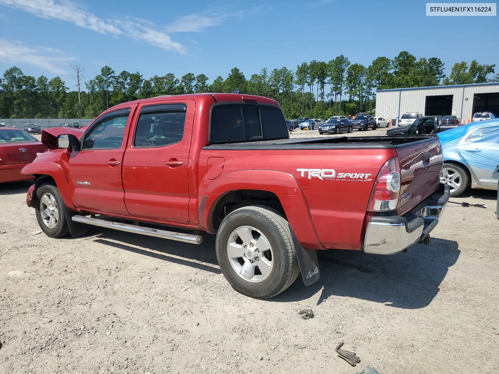 2015 Toyota Tacoma Double Cab VIN: 5TFLU4EN1FX116224 Lot: 68415224