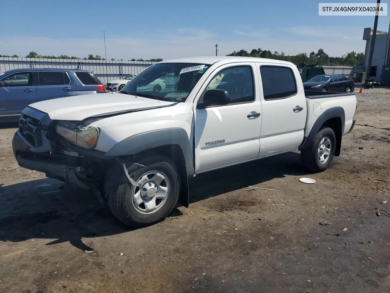 2015 Toyota Tacoma Double Cab Prerunner VIN: 5TFJX4GN9FX040344 Lot: 68828904