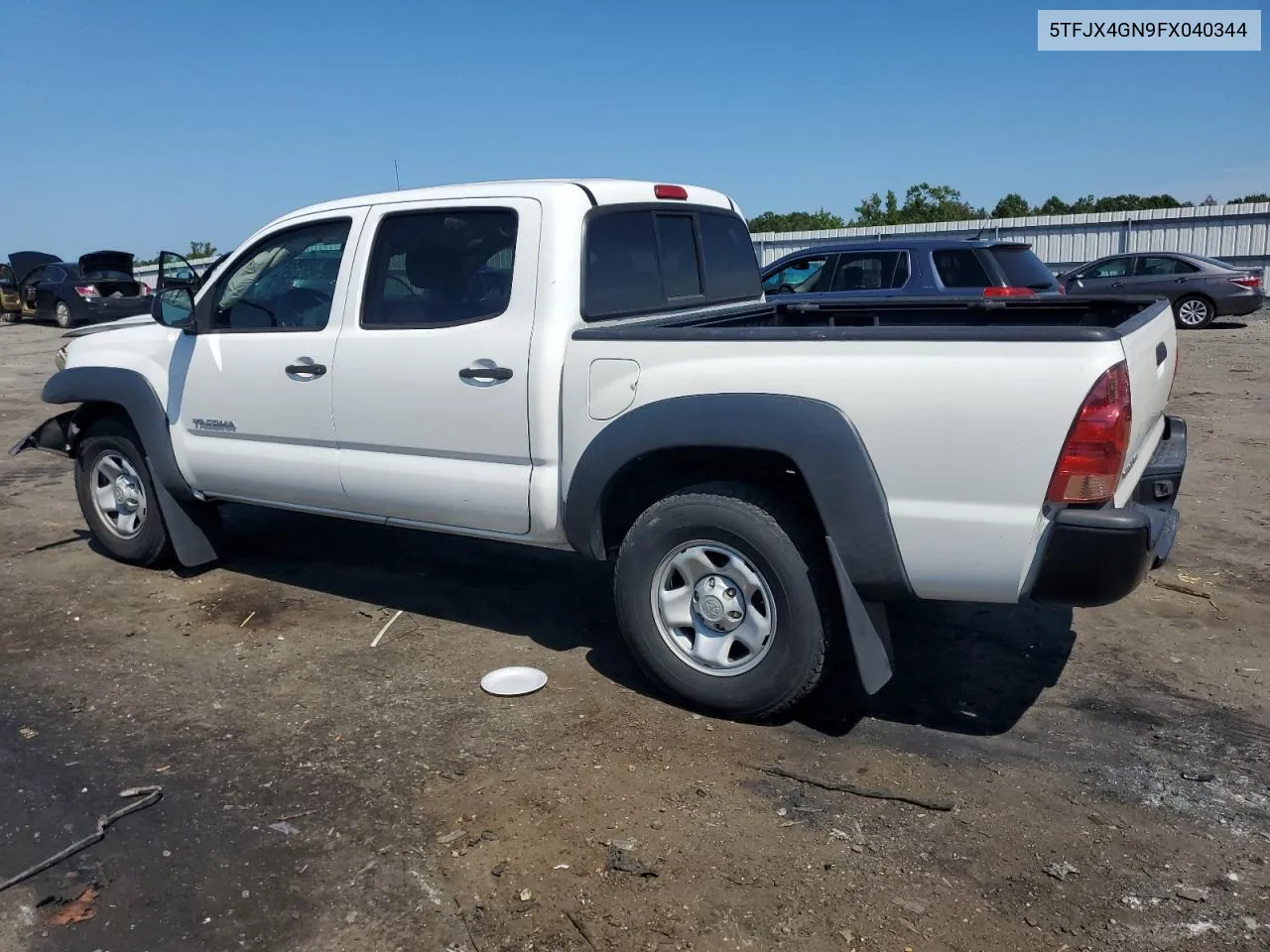 5TFJX4GN9FX040344 2015 Toyota Tacoma Double Cab Prerunner