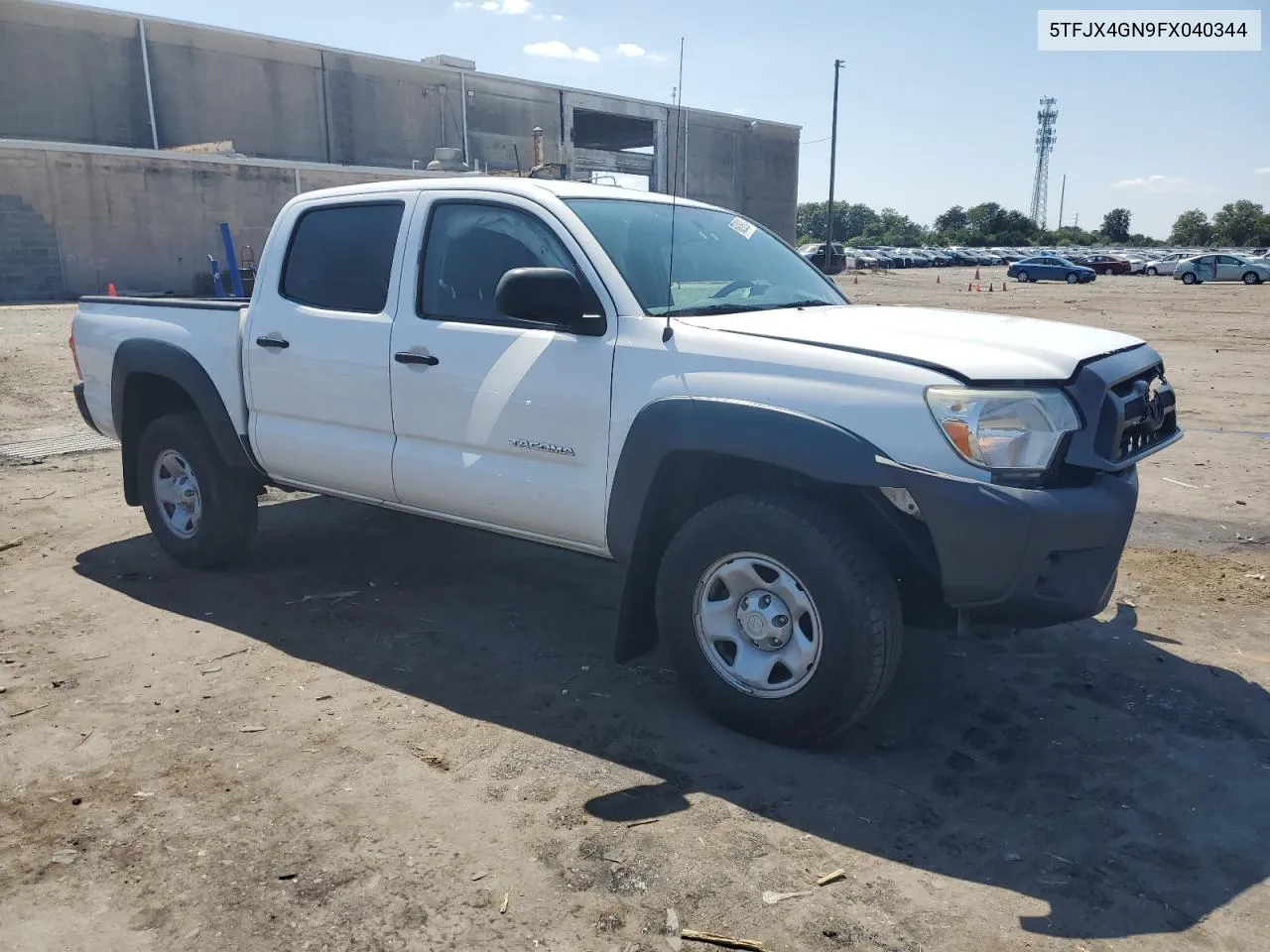 5TFJX4GN9FX040344 2015 Toyota Tacoma Double Cab Prerunner