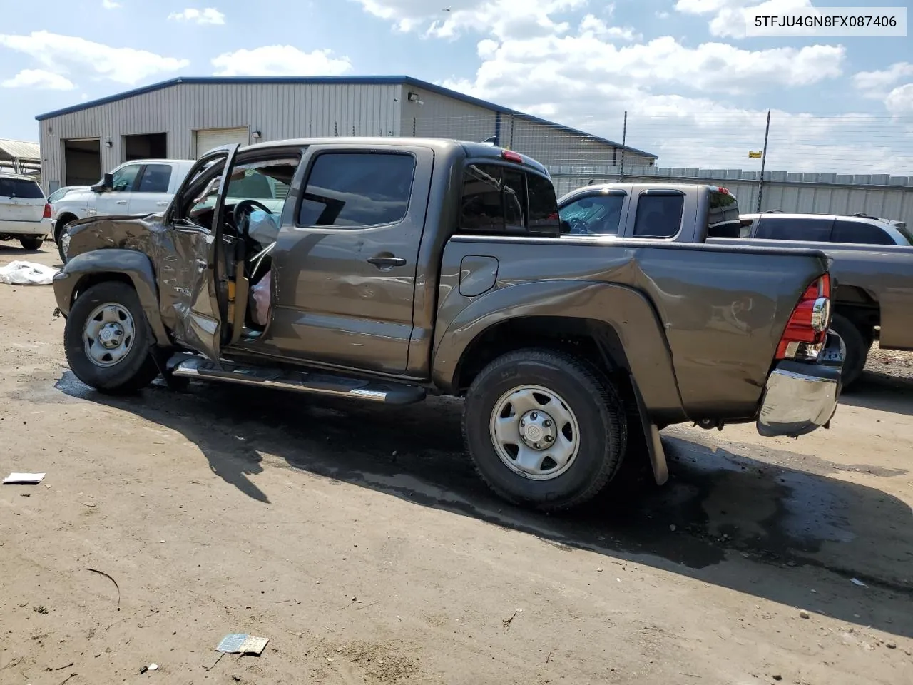 2015 Toyota Tacoma Double Cab Prerunner VIN: 5TFJU4GN8FX087406 Lot: 69014044