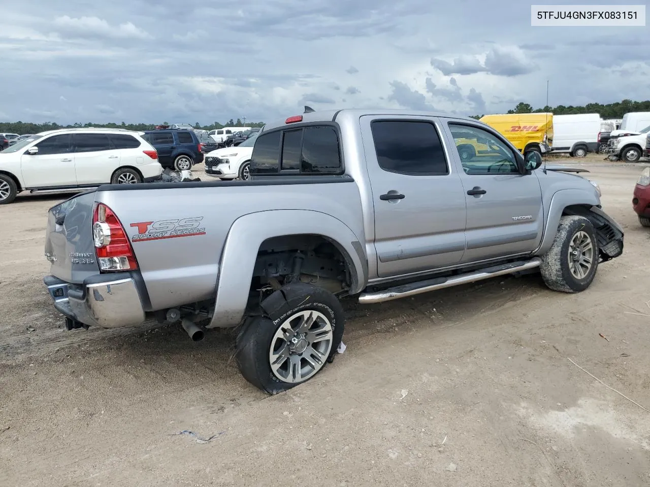 2015 Toyota Tacoma Double Cab Prerunner VIN: 5TFJU4GN3FX083151 Lot: 69023154