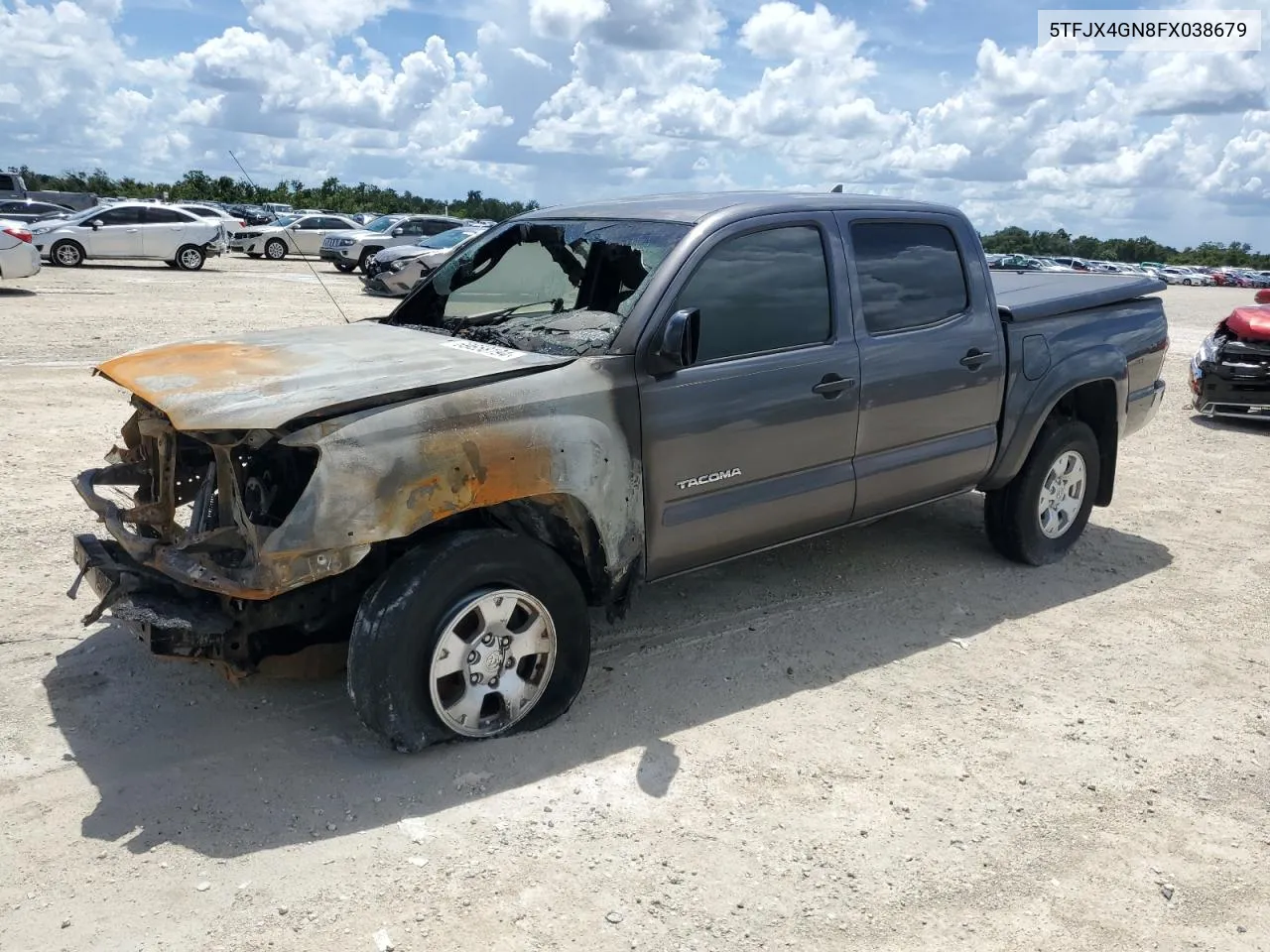 2015 Toyota Tacoma Double Cab Prerunner VIN: 5TFJX4GN8FX038679 Lot: 69658194