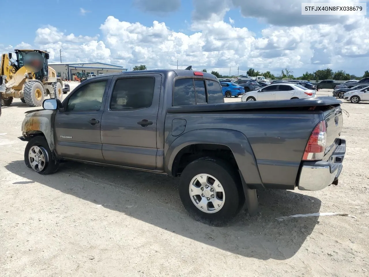 5TFJX4GN8FX038679 2015 Toyota Tacoma Double Cab Prerunner