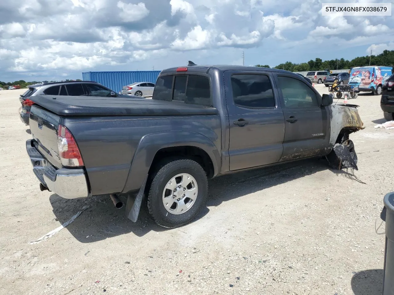 2015 Toyota Tacoma Double Cab Prerunner VIN: 5TFJX4GN8FX038679 Lot: 69658194