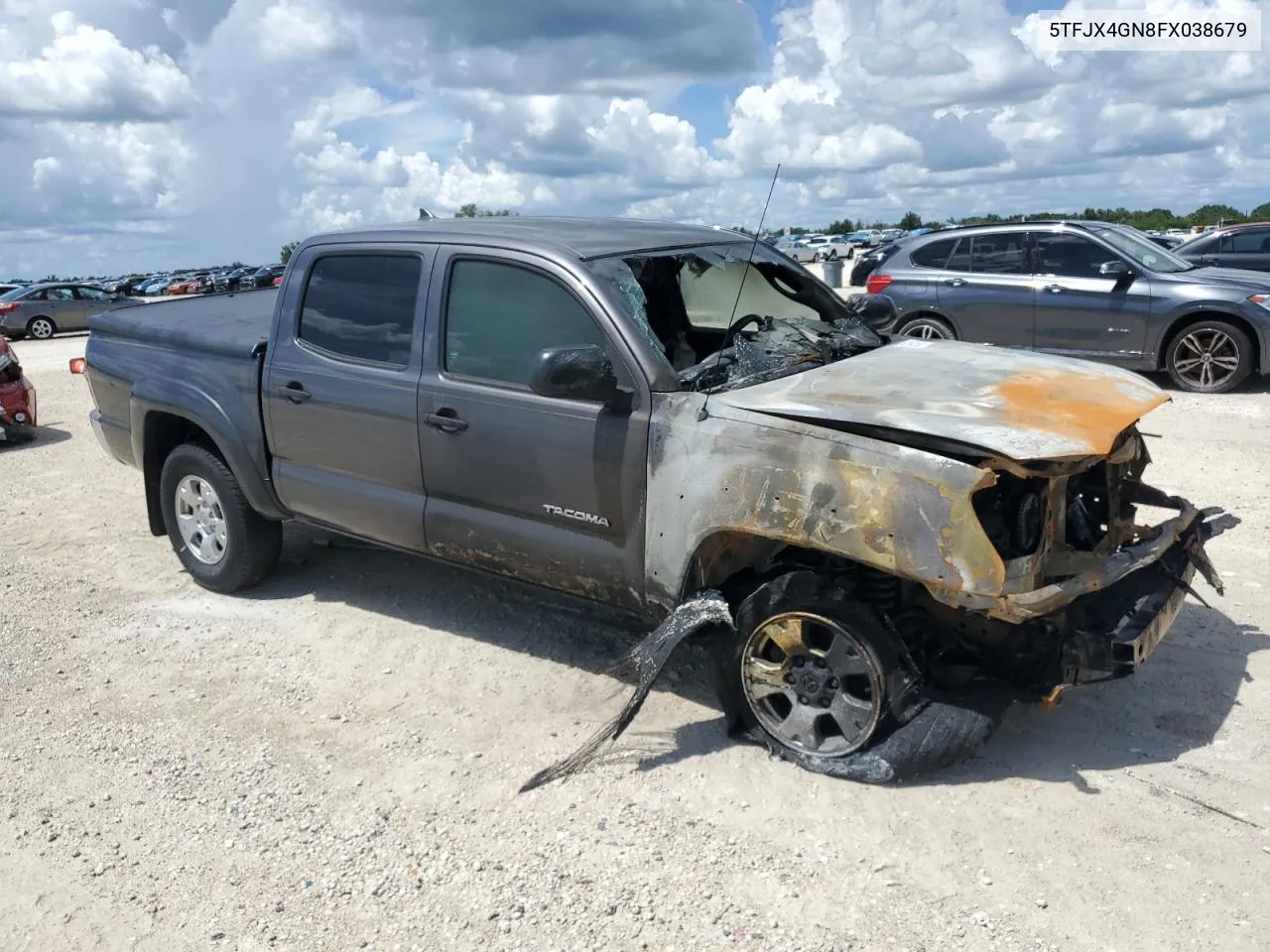 2015 Toyota Tacoma Double Cab Prerunner VIN: 5TFJX4GN8FX038679 Lot: 69658194