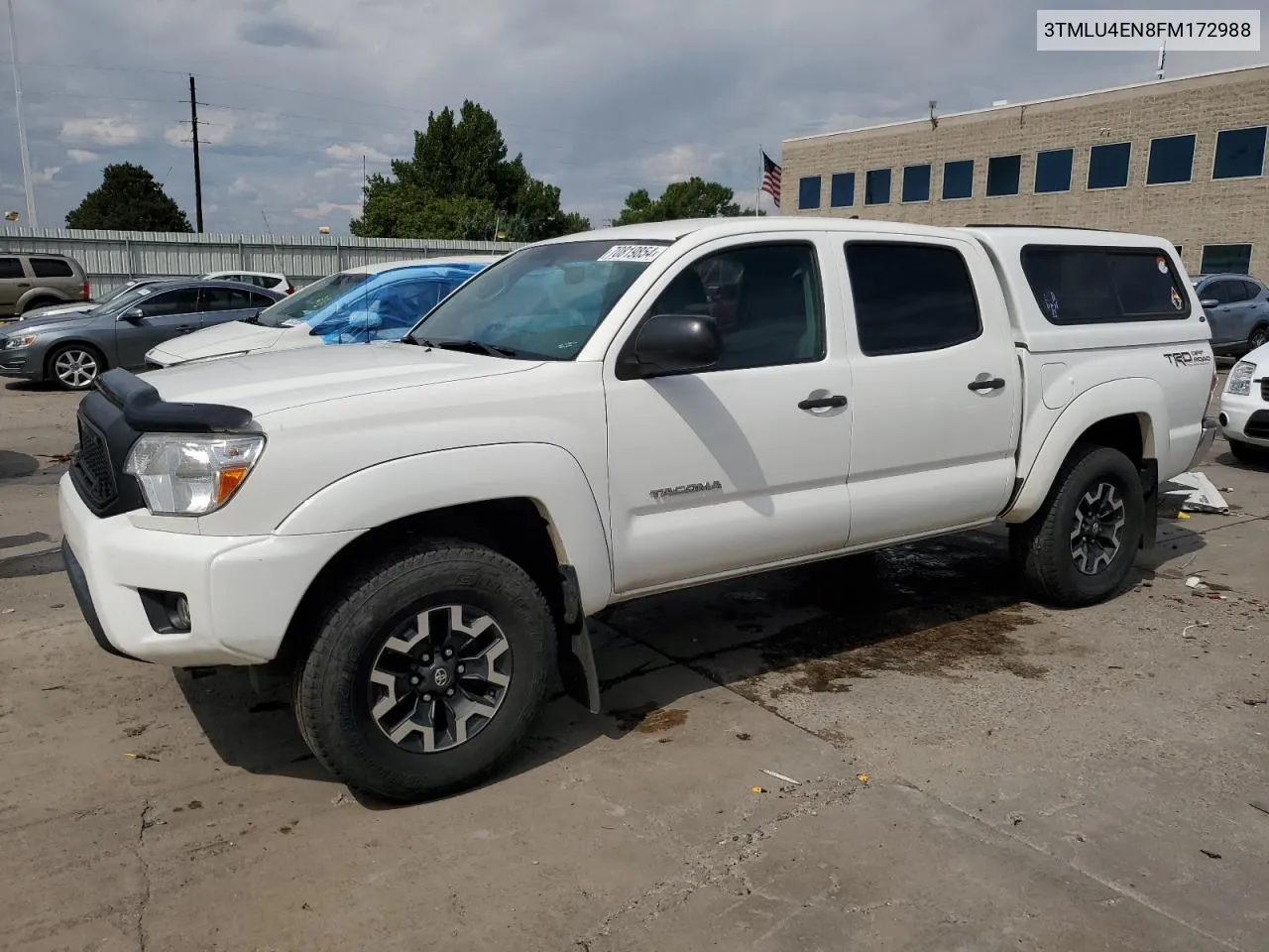 2015 Toyota Tacoma Double Cab VIN: 3TMLU4EN8FM172988 Lot: 70819854