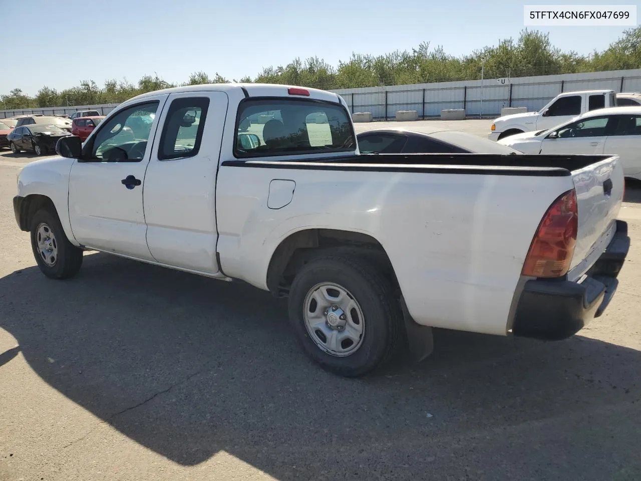 2015 Toyota Tacoma Access Cab VIN: 5TFTX4CN6FX047699 Lot: 70850204