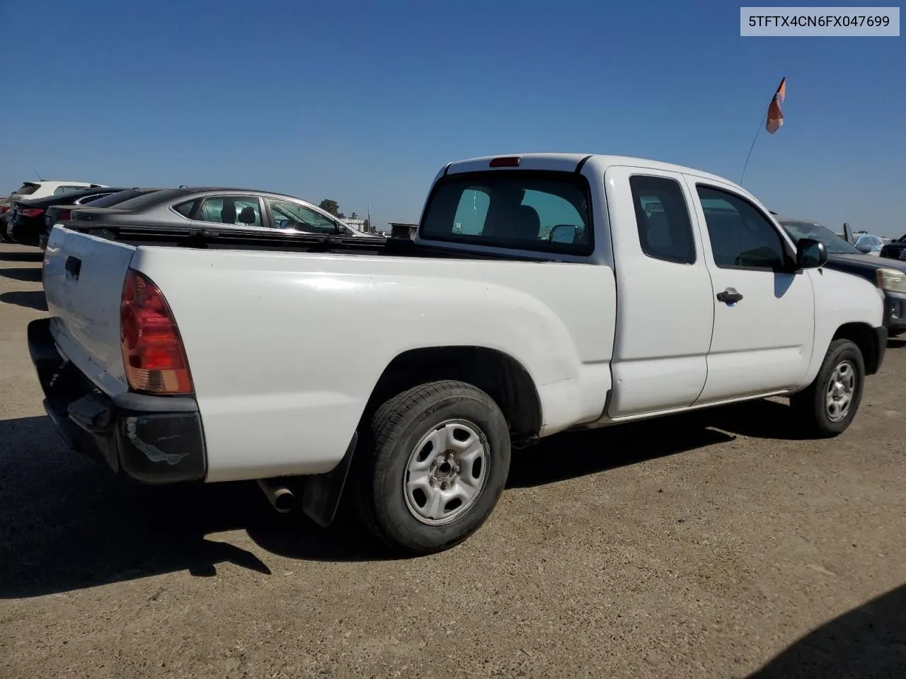 2015 Toyota Tacoma Access Cab VIN: 5TFTX4CN6FX047699 Lot: 70850204