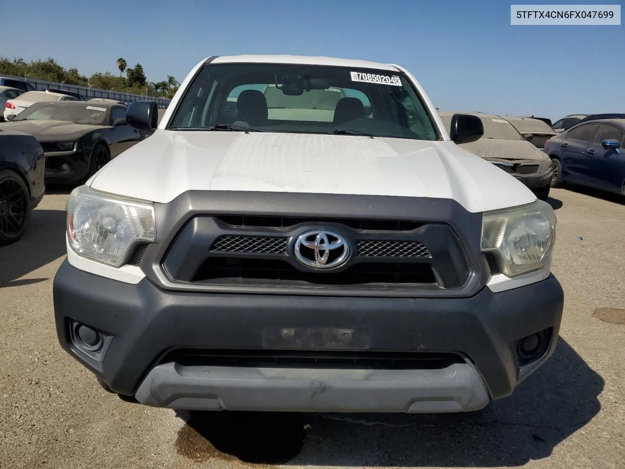 2015 Toyota Tacoma Access Cab VIN: 5TFTX4CN6FX047699 Lot: 70850204