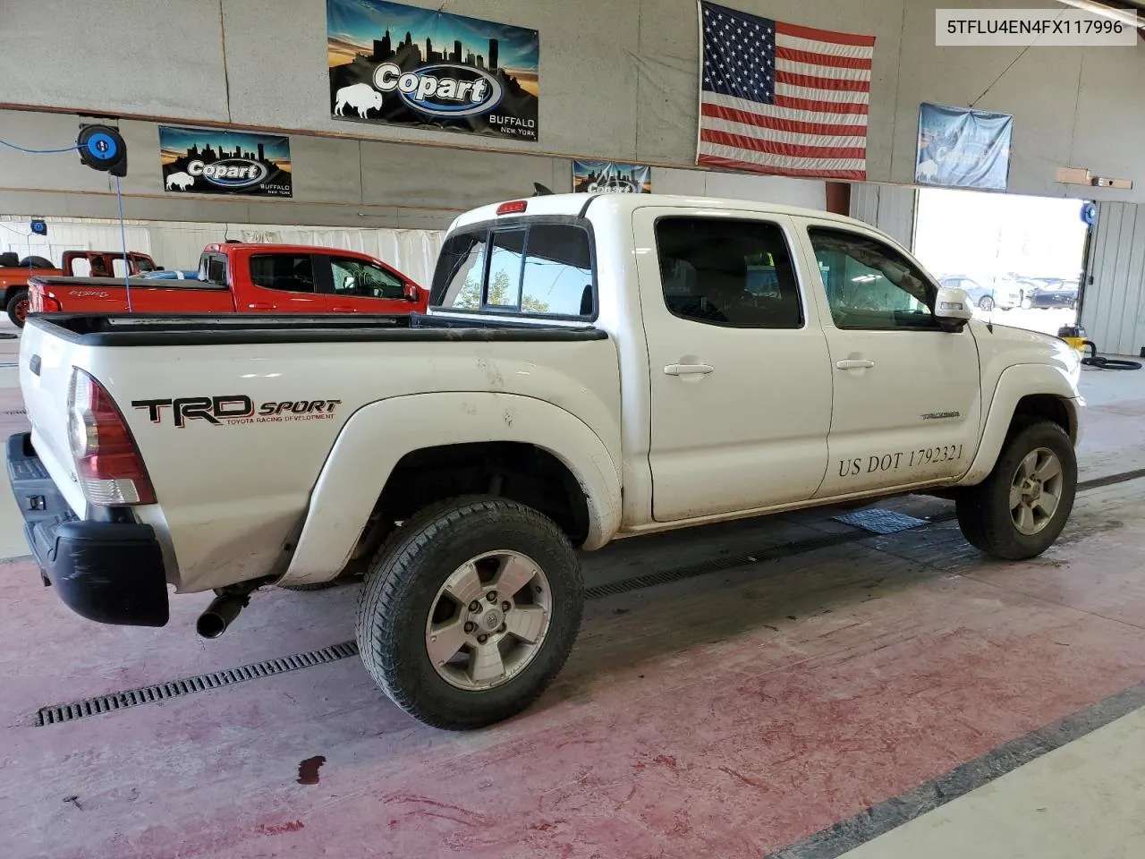 2015 Toyota Tacoma Double Cab VIN: 5TFLU4EN4FX117996 Lot: 71004944