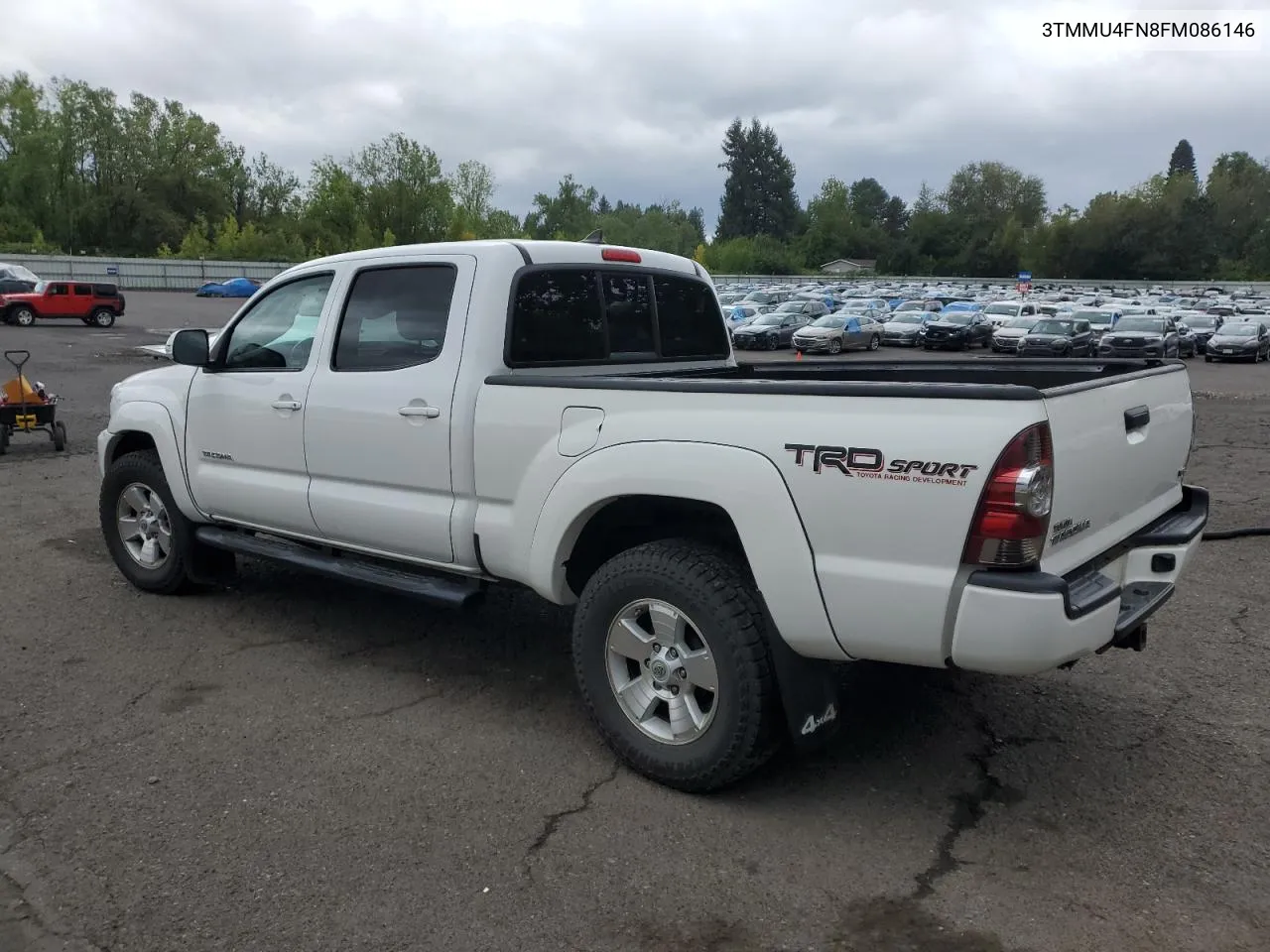 2015 Toyota Tacoma Double Cab Long Bed VIN: 3TMMU4FN8FM086146 Lot: 71028474