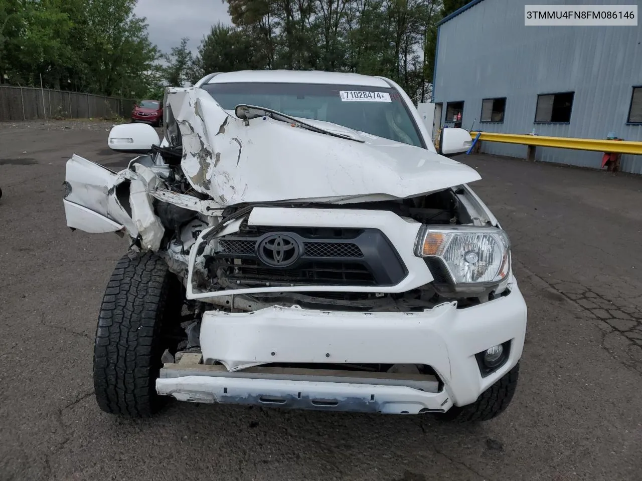 2015 Toyota Tacoma Double Cab Long Bed VIN: 3TMMU4FN8FM086146 Lot: 71028474