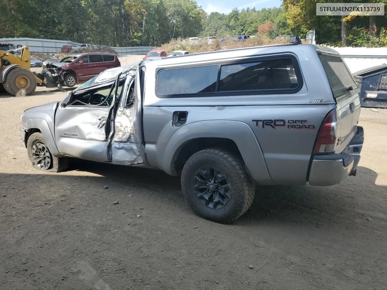 2015 Toyota Tacoma Access Cab VIN: 5TFUU4EN2FX113739 Lot: 71164024