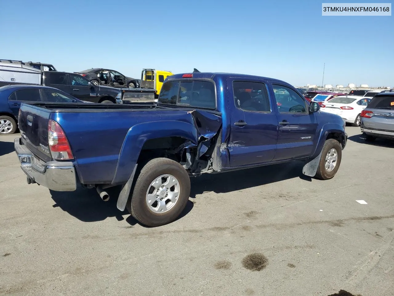 3TMKU4HNXFM046168 2015 Toyota Tacoma Double Cab Prerunner Long Bed