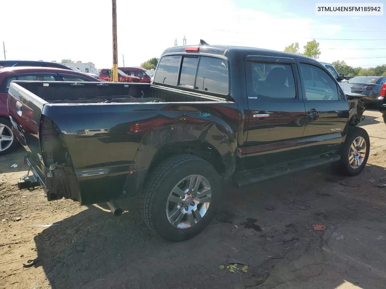 2015 Toyota Tacoma Double Cab VIN: 3TMLU4EN5FM185942 Lot: 71277544