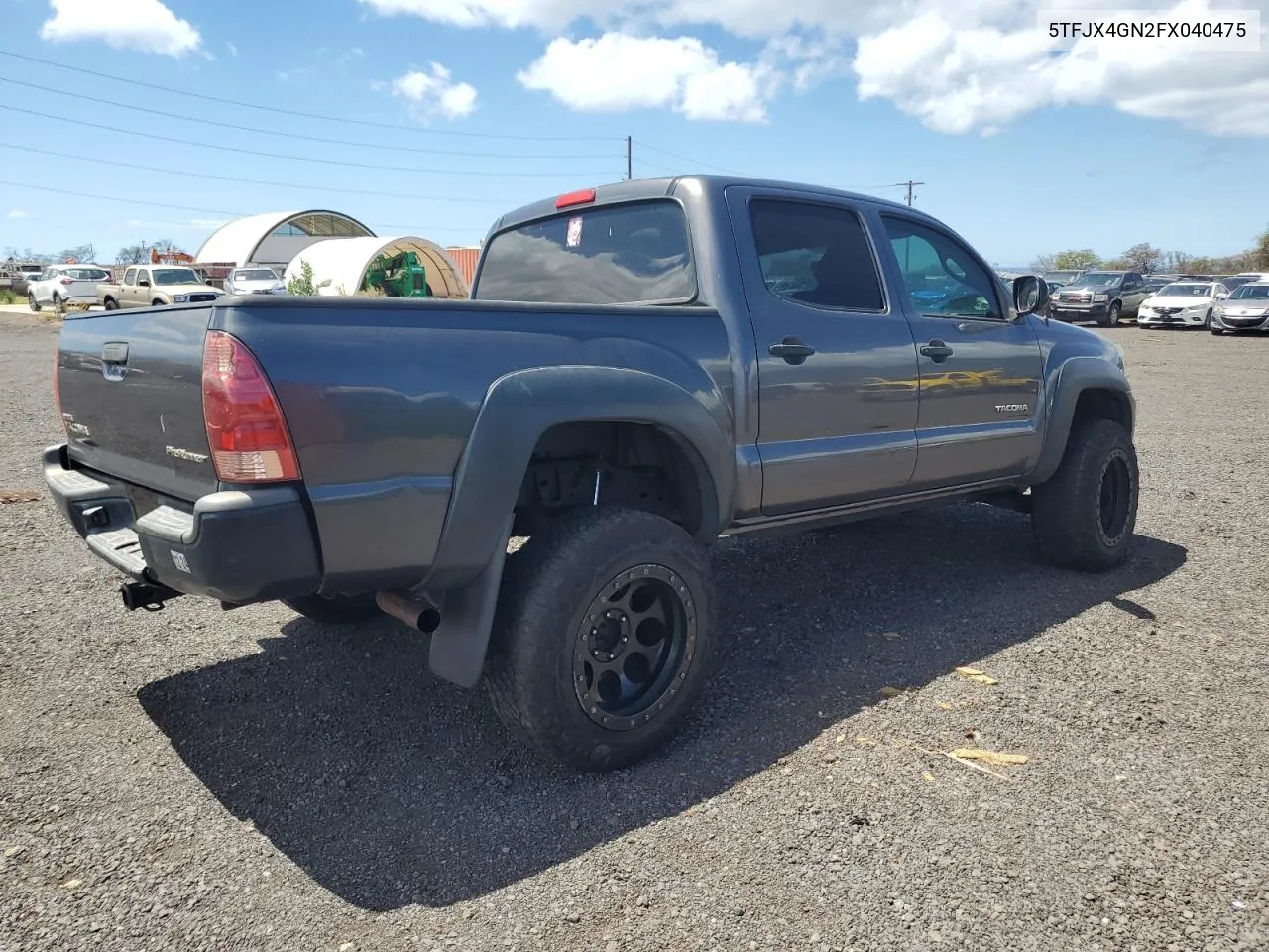 2015 Toyota Tacoma Double Cab Prerunner VIN: 5TFJX4GN2FX040475 Lot: 71314094